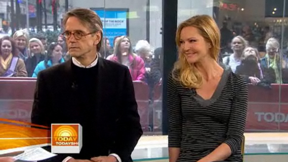 Jeremy Irons and Joan Allen on NBC's Today Show
