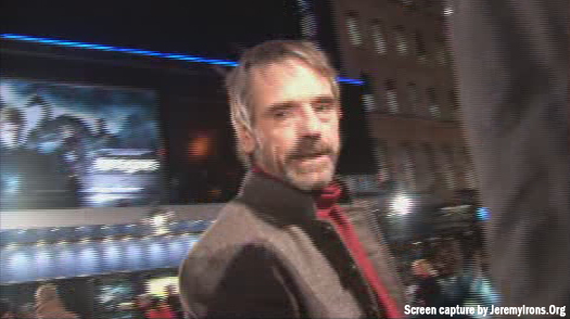 Screen caps of Jeremy Irons at the Eragon World Premiere