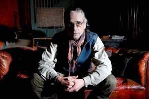 Jeremy Irons at home in London