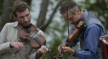 Read an article about Jeremy Irons learning to play the Irish Fiddle