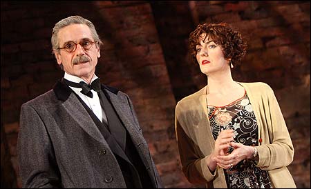  Jeremy Irons and Anna Chancellor in Never So Good at the National Theatre