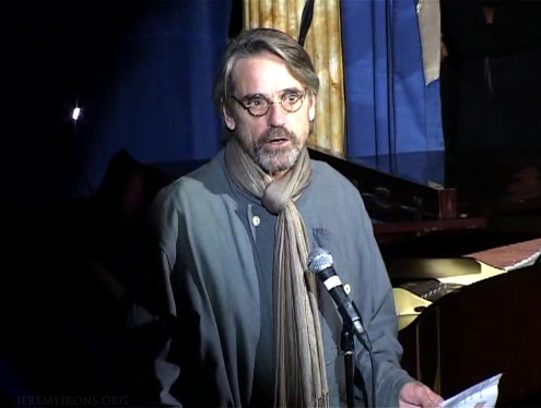 Jeremy Irons at the Whatsonstage.com Theaatergoer's Choice Awards Launch