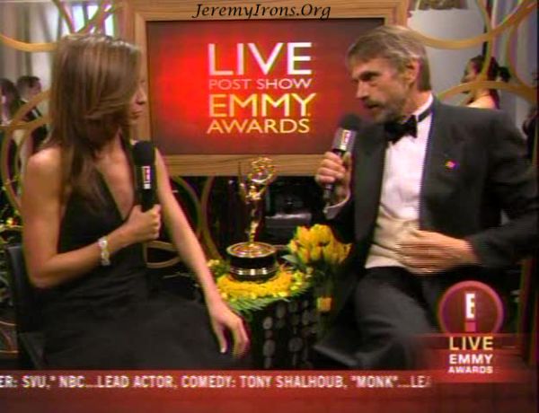 Jeremy Irons Emmy Interview